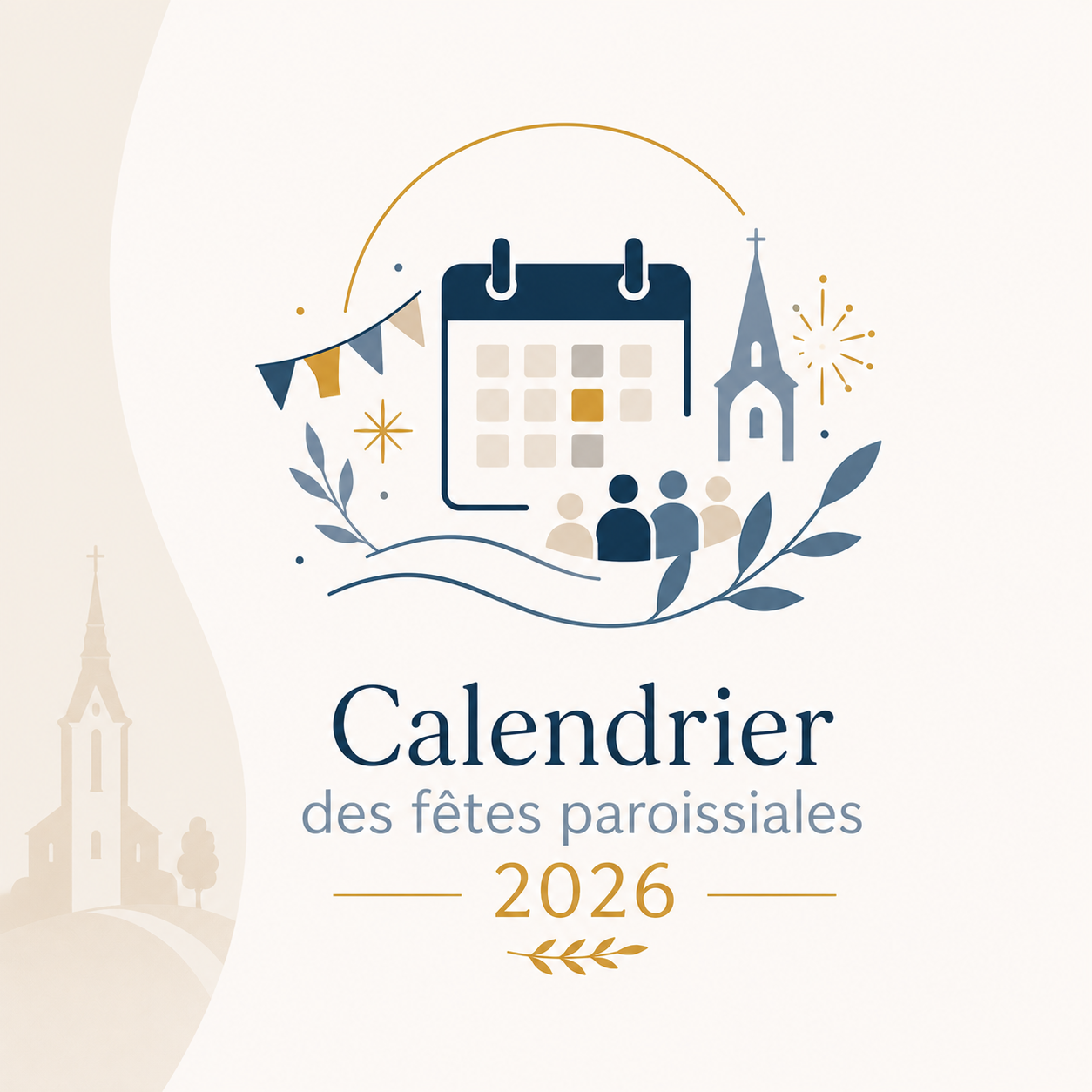 CALENDRIER 2026 - FÊTES PAROISSIALES